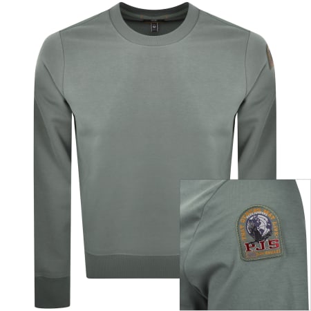 Parajumpers Sabre Basic Sweatshirt Green | Mainline Menswear